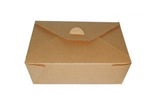 Contenitore asporto cartone kraft interno laminato, 1000 ml