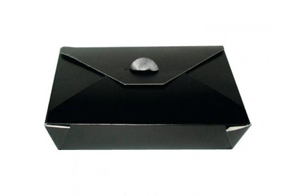 Contenitore asporto cartone nero interno laminato, 1500 ml 1