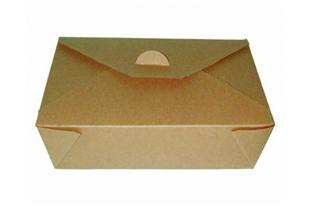 Contenitore asporto cartone kraft interno laminato, 2300 ml