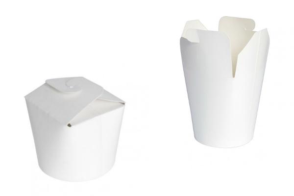 ASPAIL Mini contenitore noodle box cartone bianco 230 ml 4