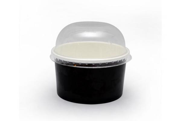 Coperchio in plastico PET a Cupola Trasparente di diametro 80 mm 1