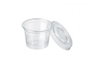 Coperchio PET trasparente diametro 4,6 cm