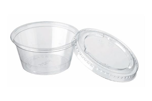 Coppetta PET trasparente 120 ml. 1