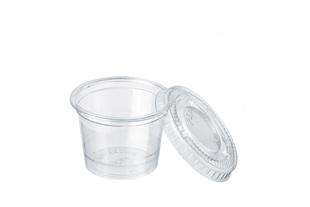 Coperchio PET trasparente diametro 4,6 cm