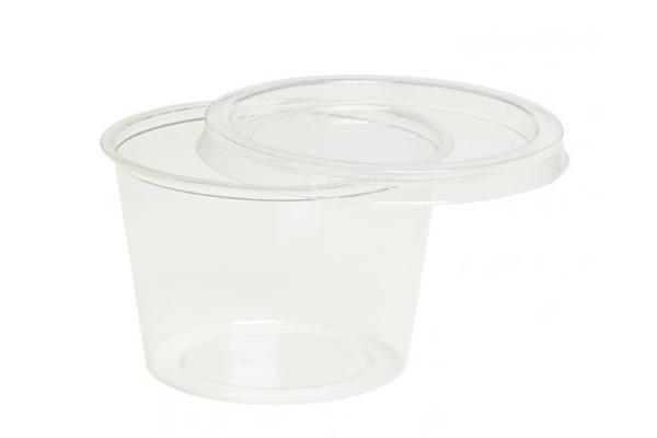 Coppetta trasparente PLA 60 ml. 1