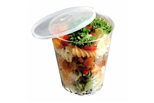 Bicchiere plastica trasparente cristal 240 ml