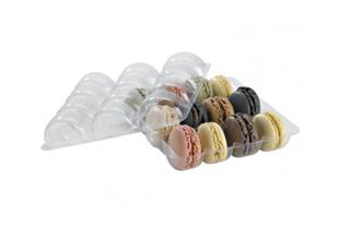 Inserto rettangolare plastica per 12 macarons