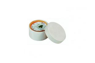 Scatola legno tonda con coperchio 90 ml