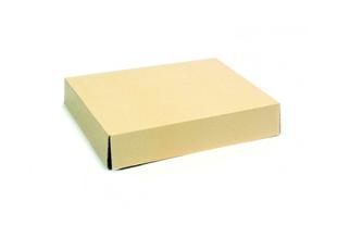 Coperchio in cartone marrone per vassoio 210TRAYBAM