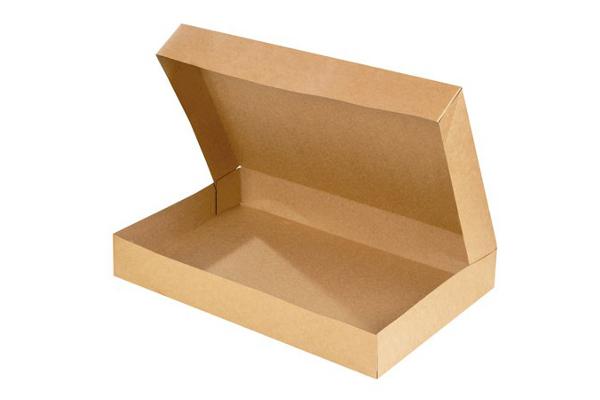 Scatola pasto cartone kraft 28 x 42 cm 1