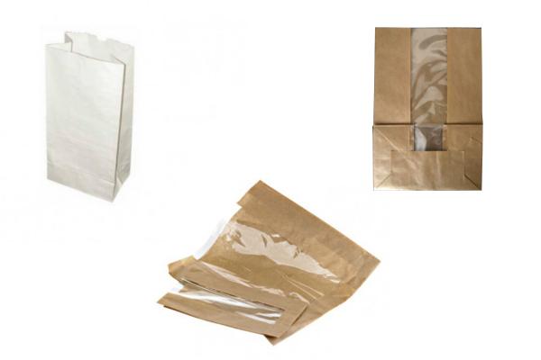 Busta carta kraft base larga 18 x 11 x h 35 cm 2