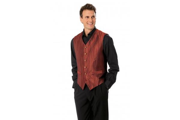 ODINO GILE RIGATO ORO/BORDEAUX 1