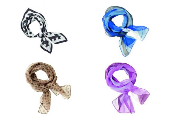 LIS FOULARD BIANCO 2